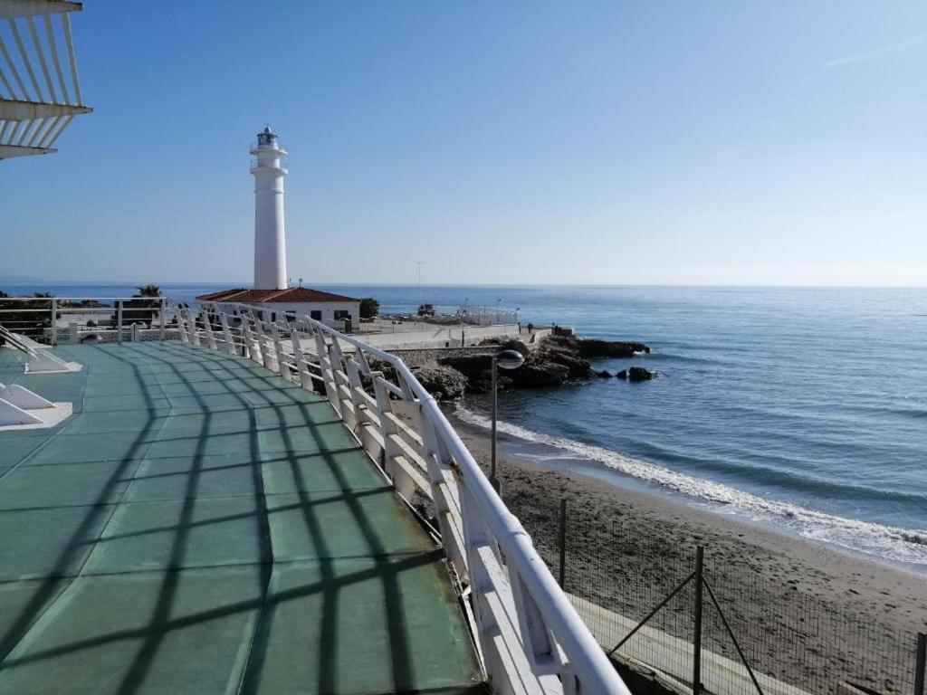 Estudio Torrox Playa- Vistas Al Mar Y Piscina Exterior photo